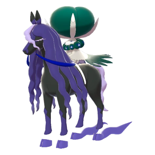 Calyrex Shadow Rider, Front, in Sword & Shield