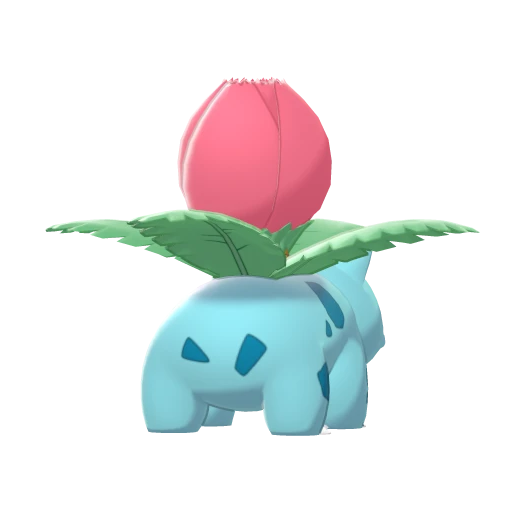 Ivysaur, Back, in Sword & Shield: The Crown Tundra