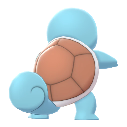 Squirtle, Back, in Sword & Shield: The Isle of Armor