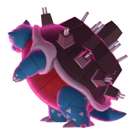Blastoise Gigantamax, Back, in Sword & Shield: The Isle of Armor