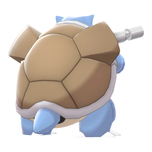 Blastoise, Back, in Sword & Shield: The Isle of Armor
