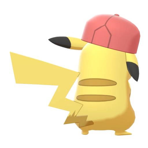 Pikachu Alola Cap, Back, in Sword & Shield