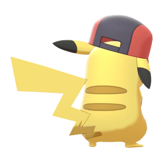 Pikachu Sinnoh Cap, Back, in Sword & Shield