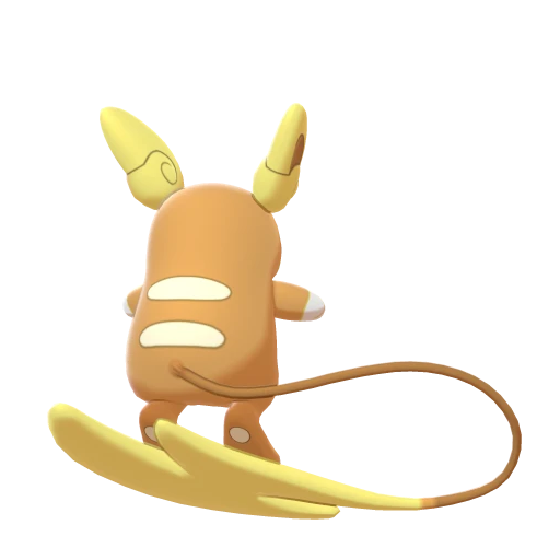 Raichu Alolan, Back, in Sword & Shield: The Isle of Armor