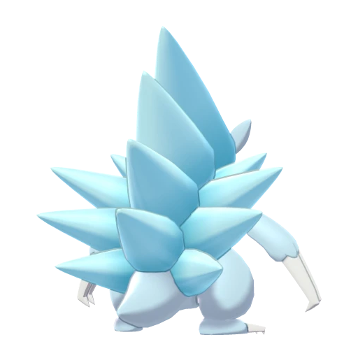 Sandslash Alolan, Back, in Sword & Shield: The Isle of Armor