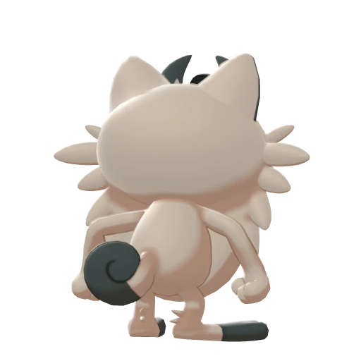 Meowth Galarian, Back, in Sword & Shield: The Isle of Armor
