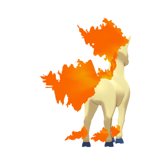 Rapidash, Back, in Sword & Shield: The Isle of Armor
