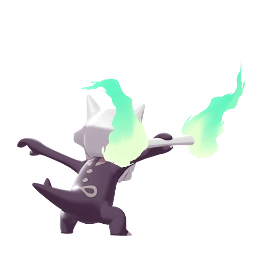 Marowak Alolan, Back, in Sword & Shield: The Crown Tundra