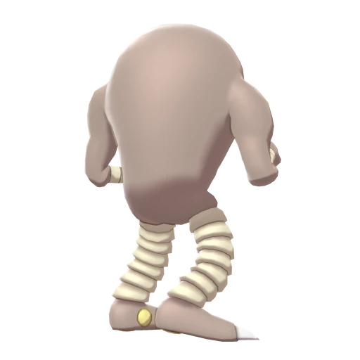 Hitmonlee, Back, in Sword & Shield: The Crown Tundra