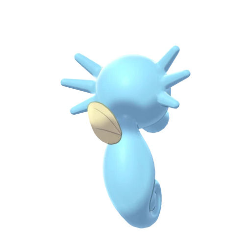 Horsea, Back, in Sword & Shield: The Isle of Armor