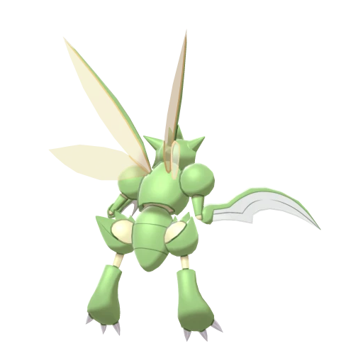 Scyther, Back, in Sword & Shield: The Isle of Armor