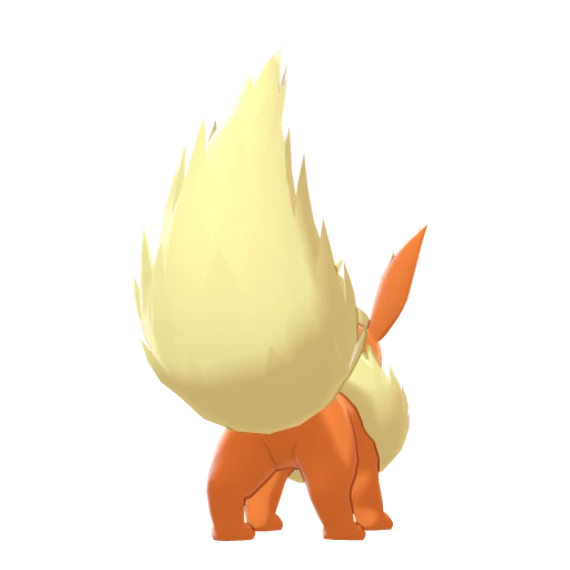 Flareon, Back, in Sword & Shield