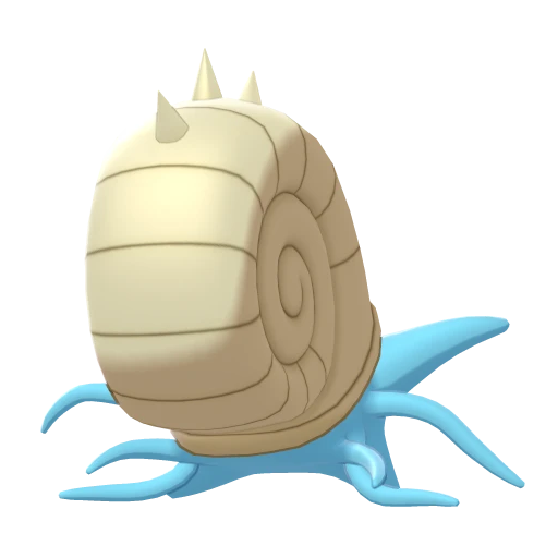 Omastar, Back, in Sword & Shield: The Crown Tundra