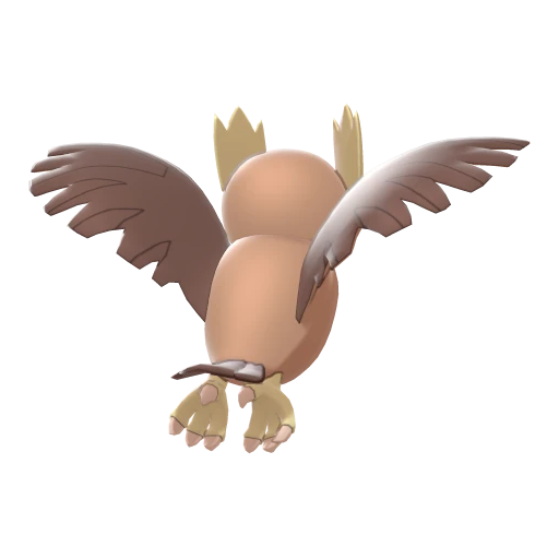 Noctowl, Back, in Sword & Shield: The Crown Tundra
