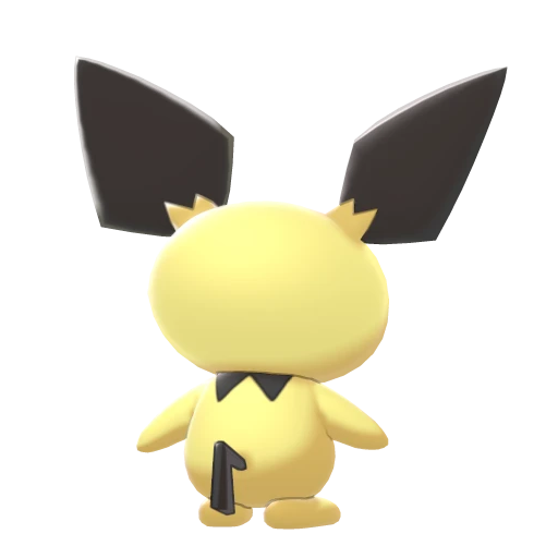 Pichu, Back, in Sword & Shield: The Isle of Armor