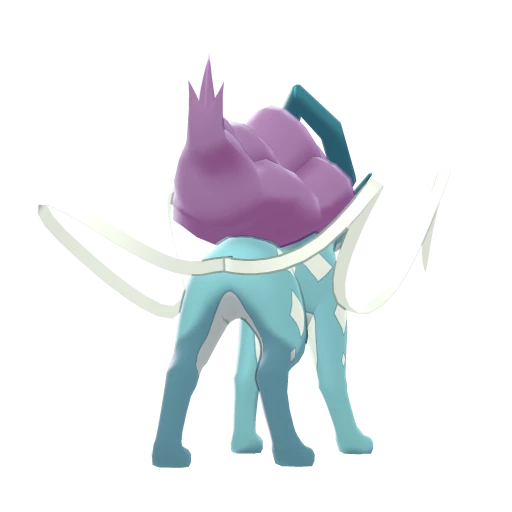 Suicune, Back, in Sword & Shield: The Crown Tundra