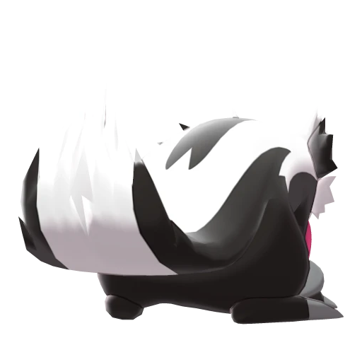 Linoone Galarian, Back, in Sword & Shield: The Crown Tundra