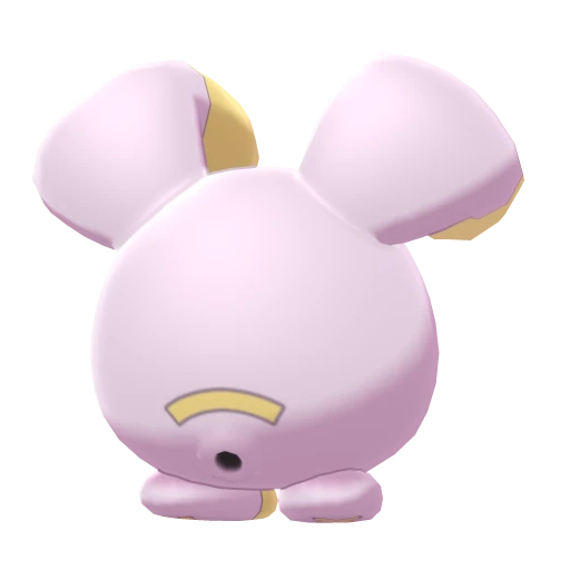 Whismur, Back, in Sword & Shield: The Isle of Armor