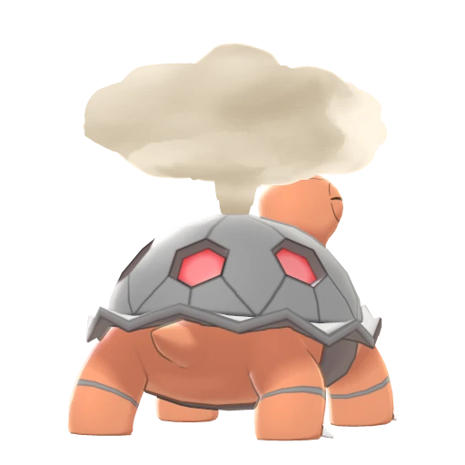 Torkoal, Back, in Sword & Shield: The Crown Tundra