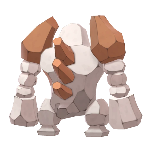 Regirock, Back, in Sword & Shield: The Crown Tundra