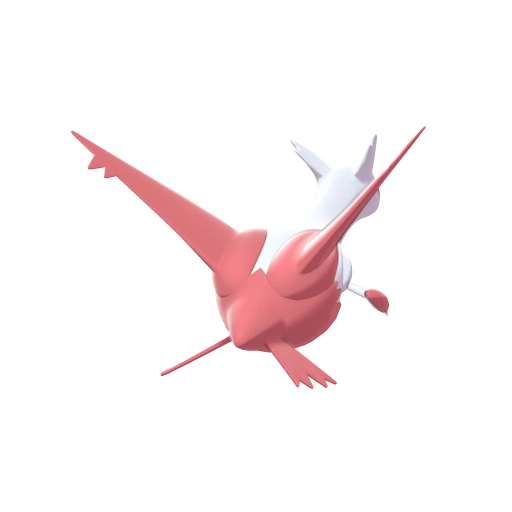 Latias, Back, in Sword & Shield: The Crown Tundra