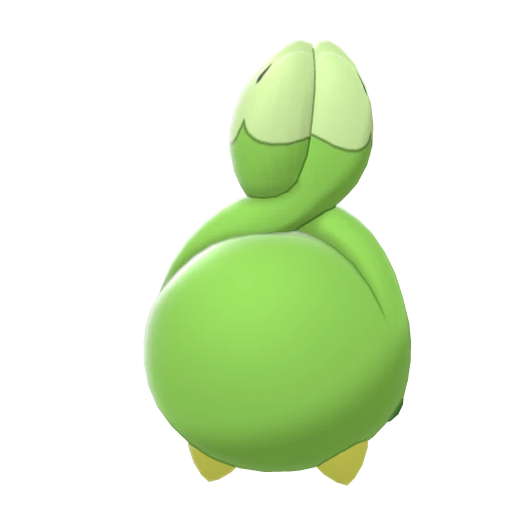 Budew, Back, in Sword & Shield