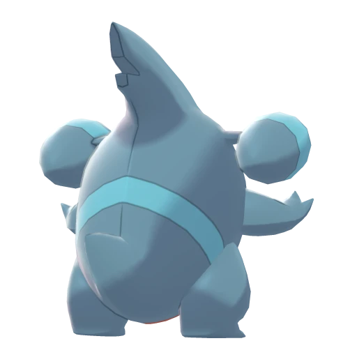 Gible, Back, in Sword & Shield