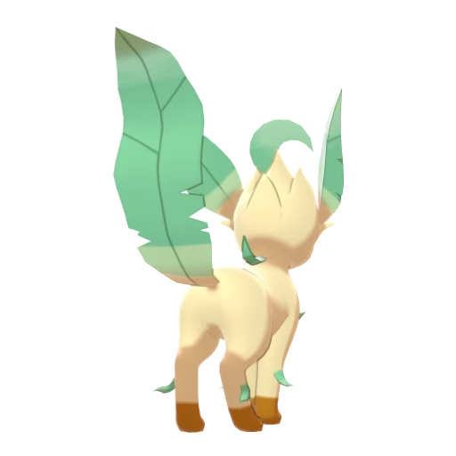 Leafeon, Back, in Sword & Shield: The Crown Tundra