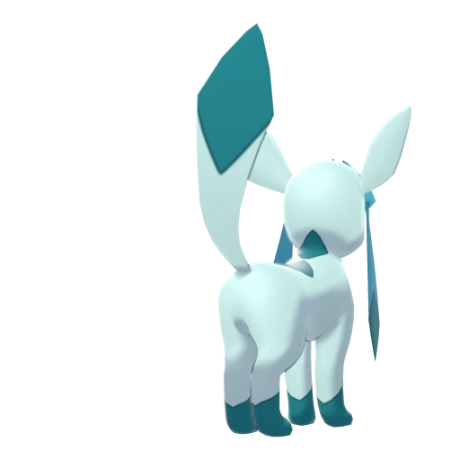 Glaceon, Back, in Sword & Shield: The Crown Tundra