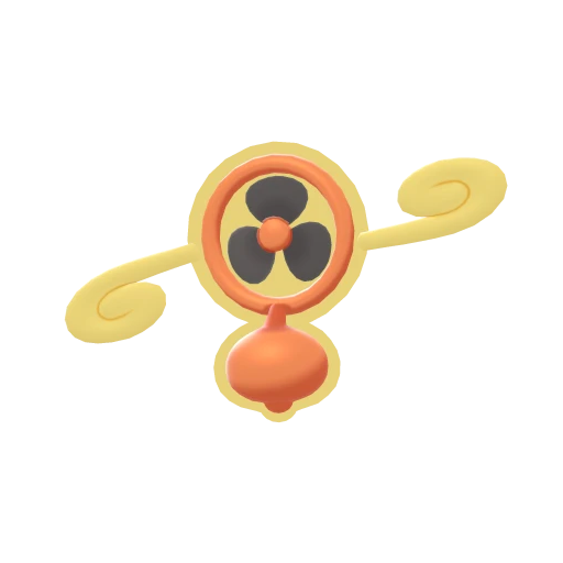 Rotom Fan, Back, in Sword & Shield: The Crown Tundra