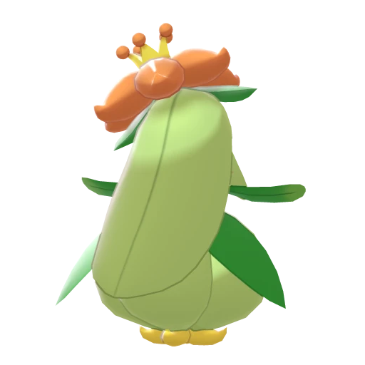 Lilligant, Back, in Sword & Shield: The Crown Tundra
