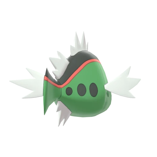 Basculin Red-Striped Form, Back, in Sword & Shield: The Crown Tundra