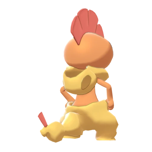 Scrafty, Back, in Sword & Shield