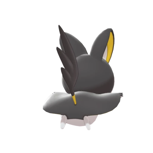 Emolga, Back, in Sword & Shield