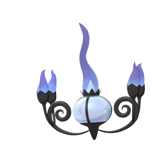 Chandelure, Back, in Sword & Shield: The Crown Tundra