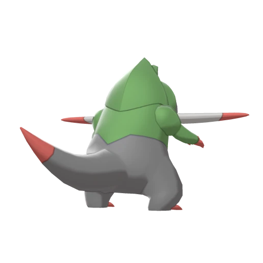 Fraxure, Back, in Sword & Shield: The Crown Tundra
