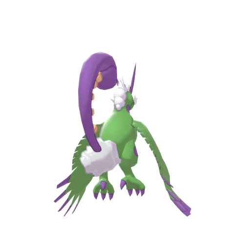 Tornadus Therian Forme, Back, in Sword & Shield: The Crown Tundra