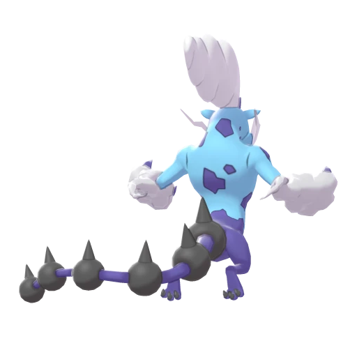 Thundurus Therian Forme, Back, in Sword & Shield