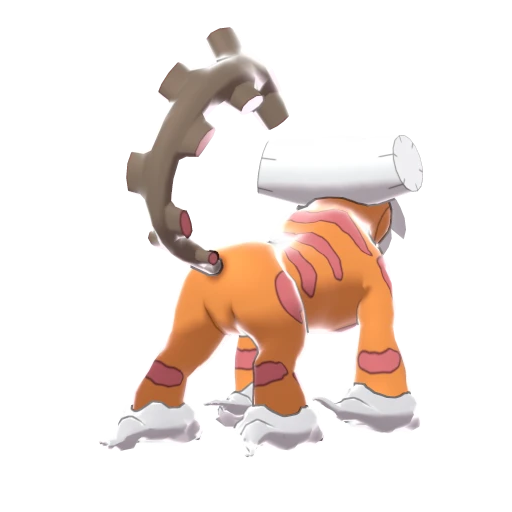 Landorus Therian Forme, Back, in Sword & Shield