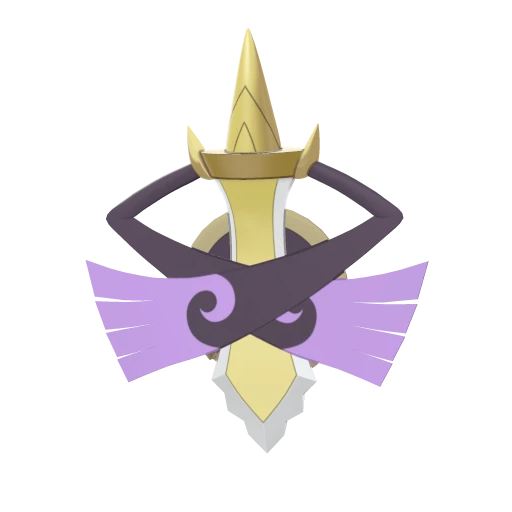Aegislash Shield Forme, Back, in Sword & Shield