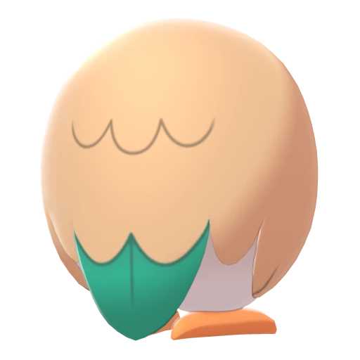 Rowlet, Back, in Sword & Shield