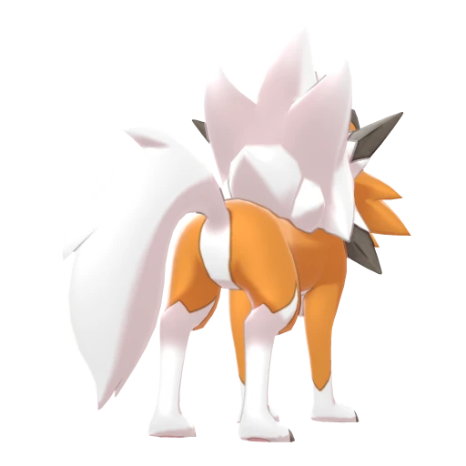Lycanroc Dusk Form, Back, in Sword & Shield: The Isle of Armor