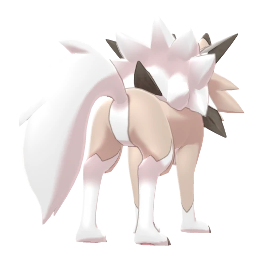 Lycanroc Midday Form, Back, in Sword & Shield: The Isle of Armor
