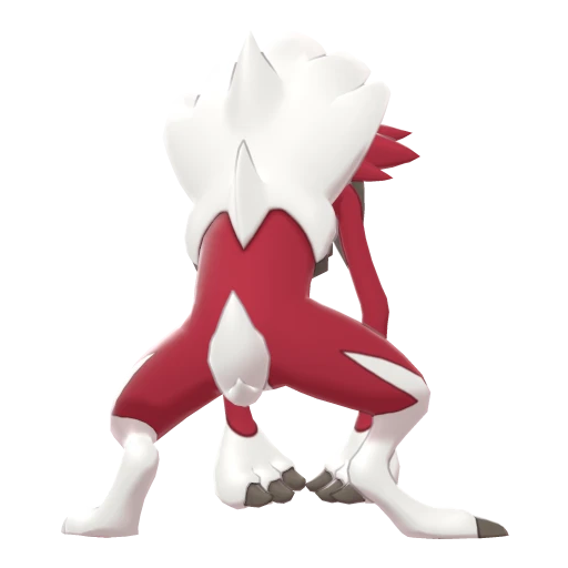 Lycanroc Midnight Form, Back, in Sword & Shield: The Crown Tundra