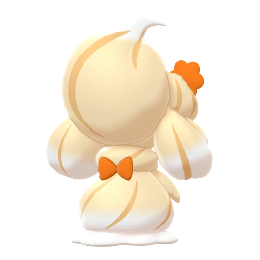 Alcremie Caramel Swirl Flower, Back, in Sword & Shield: The Crown Tundra