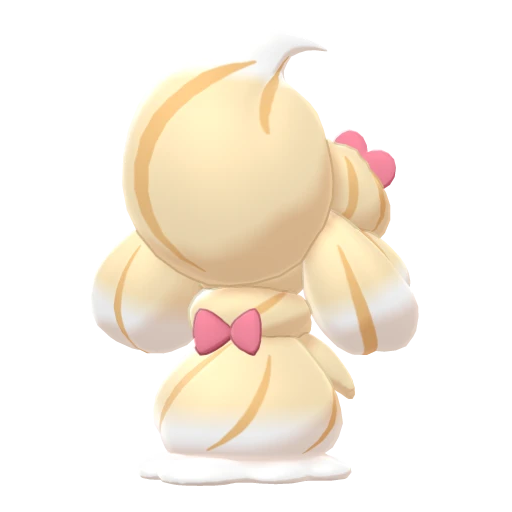 Alcremie Caramel Swirl Love, Back, in Sword & Shield
