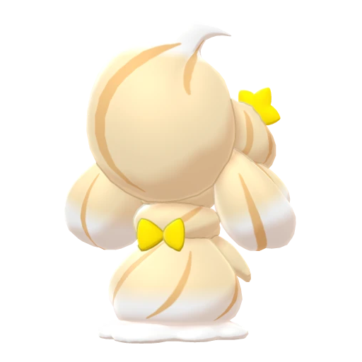 Alcremie Caramel Swirl Star, Back, in Sword & Shield