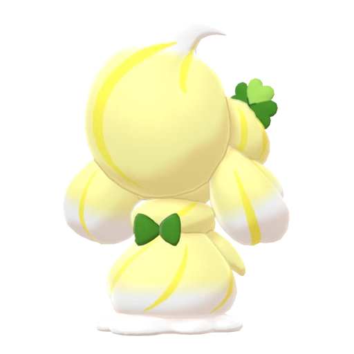 Alcremie Lemon Cream Clover, Back, in Sword & Shield: The Crown Tundra
