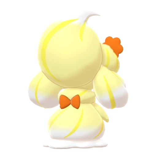 Alcremie Lemon Cream Flower, Back, in Sword & Shield: The Crown Tundra