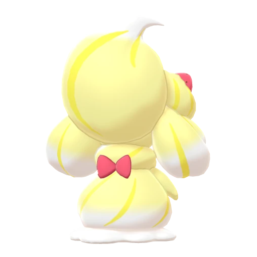 Alcremie Lemon Cream Strawberry, Back, in Sword & Shield: The Crown Tundra